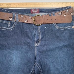 Women’s Angels Skinny Jeans w/Belt 16
